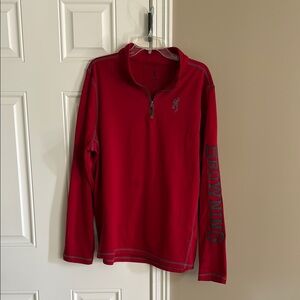 Browning Red Quarter-Zip Pullover